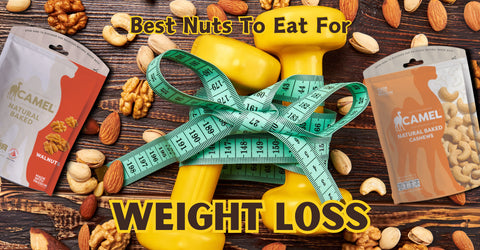The best nuts for weight loss that include almonds, cashews, pistachios, walnuts, and pecans. Healthy snack for weight loss.
