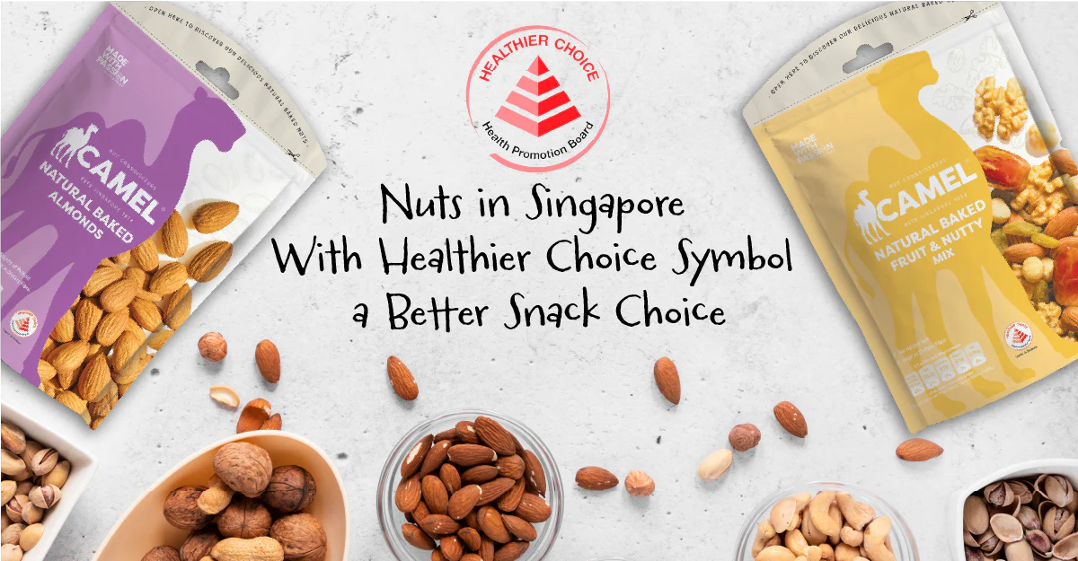 Nuts in Singapore with Healthier Choice Symbol a Better Snack Choice