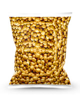 1 kg bag of roasted chickpeas (grams) by Camel Nuts on a white background