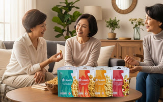 Image of ladies enjoying Camel Nuts as nourishment snacks