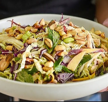 vibrant fusion flavors textures easy crunchy peanut slaw delightful twist traditional coleslaw nutty goodness colorful ingredients complement creamy peanut dressing 