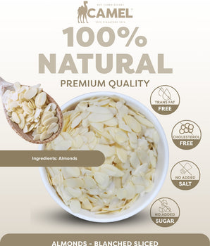 Almonds Blanched Sliced 1kg