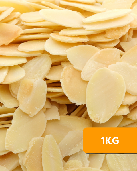 Almonds - Blanched Sliced 1kg