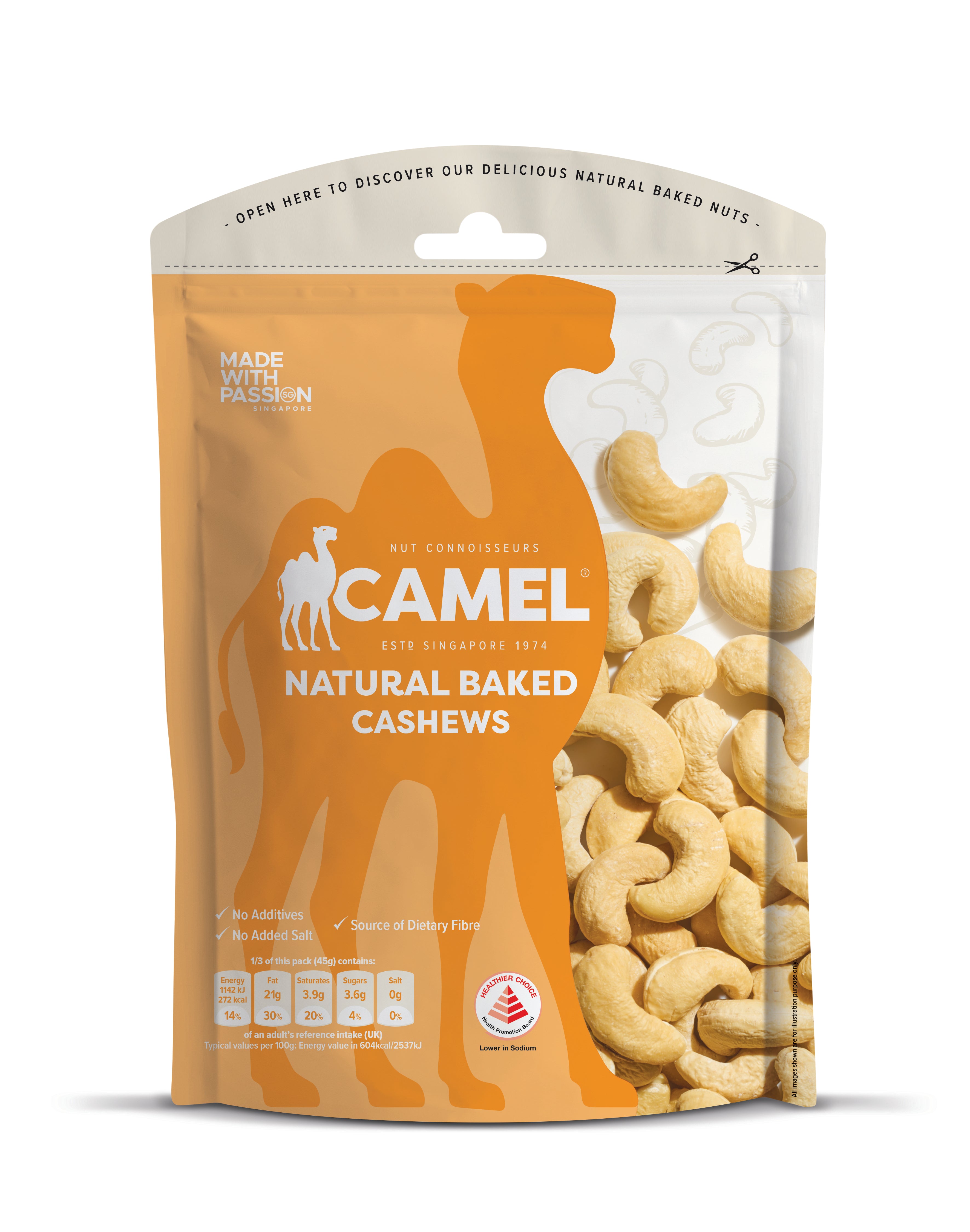 Natural Baked Cashews