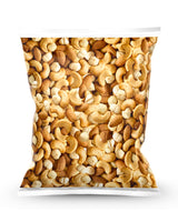 A bag of fancy mixed nuts from Camel Nuts on a white background