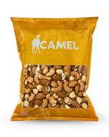 400g Pack of Fancy Mixed Nuts in a Camel branded orange bag on a white background