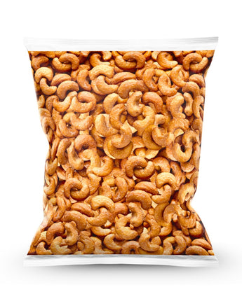 Bag of Camel nuts' honey cashew nuts on a white background
