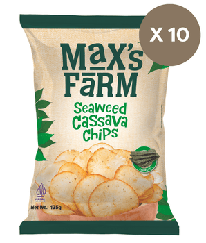 Max's Farm Cassava Chips Seaweed