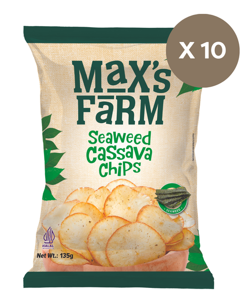 Max's Farm Cassava Chips (Seaweed)