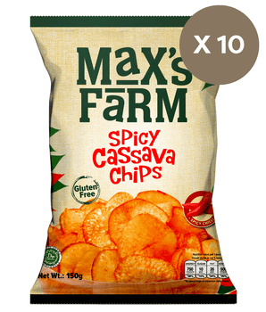 Max's Farm Cassava Chips Spicy