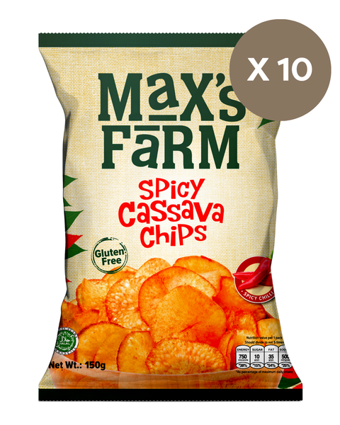 Max's Farm Cassava Chips (Spicy)