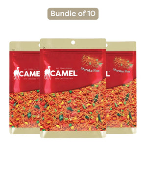 120g Muruku Fine offered in a bundle of 10 from Camel Nuts with a white background