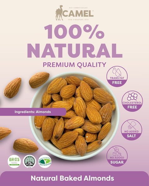 Natural Baked Almonds 1kg