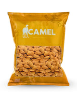 Natural Baked Almonds from Camel Nuts in a 400g packaging on a white background