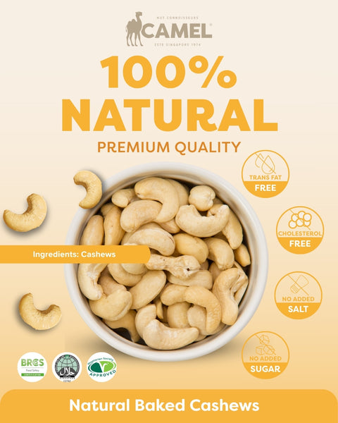 Natural Baked Cashews 1kg