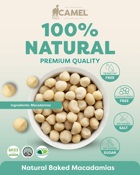 Natural Baked Macadamias 1kg