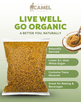 Camel Nuts Coconut flower cugar organic benefits text