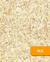 Close-up of Camel Nuts Organic Instant Oats with a 1KG label