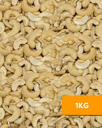 Camel Nuts cashews splits with a 1KG label