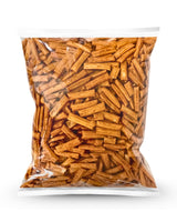 1kg bag of traditional favourite prawn sauce crackers by Camel Nuts on a white background