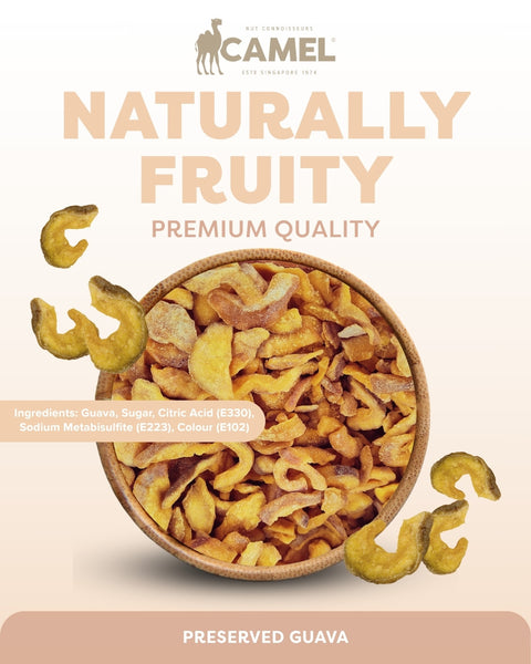 Camel Nuts' preserved guava premium quality