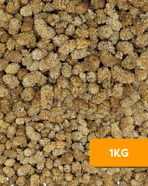 Organic Dried White Mulberries 1kg