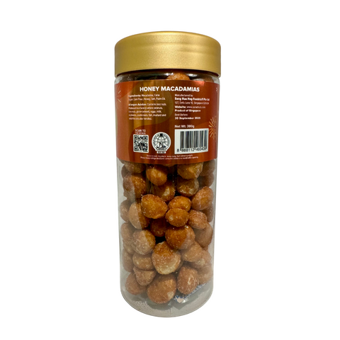 Honey Macadamias Festive Container