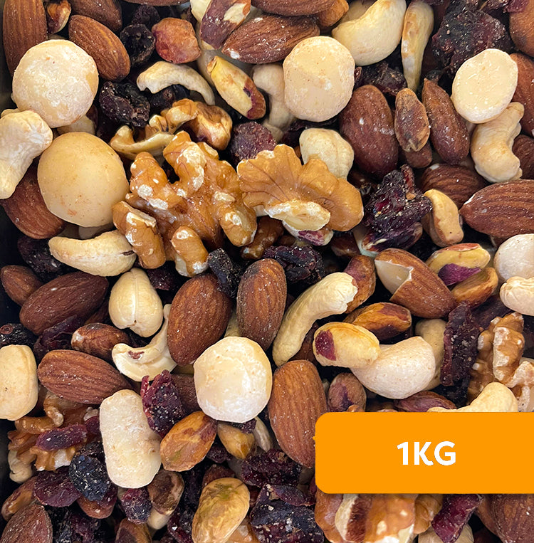 Ruby Mix Natural Baked Ruby Mix 1kg – Premium Nuts & Trail Mix | Healthy Snack ...